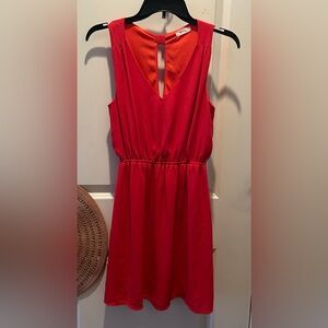 EVERLY Red Sleeveless Mini Dress S NWOT
